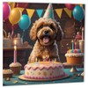 Cockapoo Cute Dog Birthday Card 147x147mm