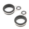 37Pcs Fishing Rod Guides Top Tip Ring Telescopic Surf Casting