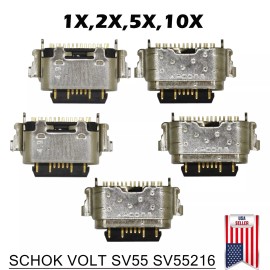 For SCHOK VOLT 1/2/5/10PCS USB Charger Charging Port Dock Connector For SCHOK VOLT SV55 SV55216 - 5 PCS