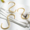 20Pcs Gold S Hooks,Aluminum Alloy S Shaped Universal Hooks,Heavy Duty