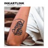INKARTLINK Tattoo Tech, 2 Sheets Medium Semi Permanent Tattoo, Adult
