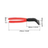 QWORK® Sheet Metal Pliers 45° Angled Width 60 mm Total