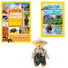 National Park Gift Set Includes National Geographic Kids National Parks Guide, Junior Ranger Activity Book, and Park Ranger Bear