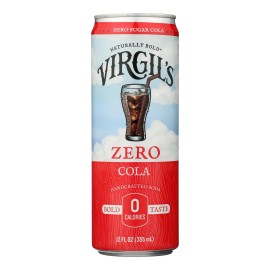 UD_Virgil's Zero Sugar Soda Fruity Cola with Glucose Case of 6-4/12 Fluid Ounces Bulk Box Packaging