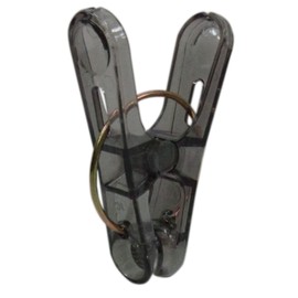 Ohe Laundry Clothespins Approx. Height 2.2 x Width 1.3 x Depth 0.5 inches (5.5 x 3.4 x 1.3 cm), 14 pieces, Gray, Strong Pinch, UV-resistant, Break-resistant, Polycarbonate, Laundry Pins 83542