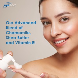 EyeEco Advanced Tea Tree Eyelid and Facial Cleanser - 50mL - Non-Irritating Eyelash & Eyelid Cleanser Soothes Irritation with Tea Tree, Vitamin E and Shea Butter
