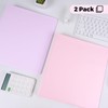 SKYDUE 3 Ring Binder 2 Pack, 1 Inch Clear View