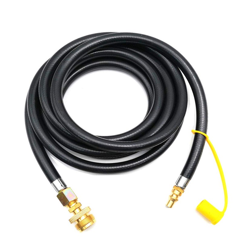 MENSI 12 Foot 1/4' Quick Connect Liquid Propane Hose for