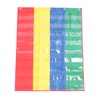 4 Column Hanging Pocket Chart for Classroom Heavy Duty Clear