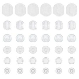 Almohadillas de Silicona para Aretes de Clip 120 Unidades