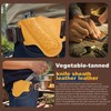 Knife Sheath Leather,Genuine Craft, Knife Sheath for Belt with Secure
