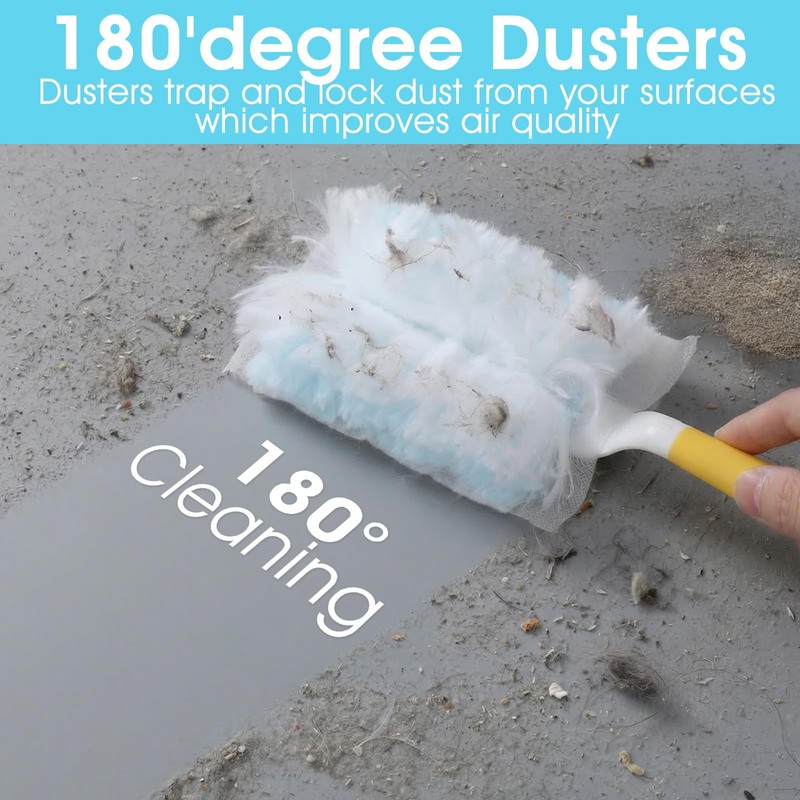 120 Pcs Duster Refills, Electrostatic Disposable Dusters Refills Bulk