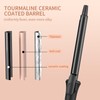 K&K 0.75" Tourmaline Ceramic Curling Iron, Professional Hair Curler Clip
