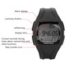Multifunction Waterproof Intelligent Wrist Watch Sports Digital Step Counter WatchesBlack