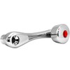 GG Grand General 54955 Chrome Window Crank Handle with Red