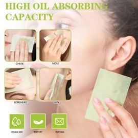 1000pcs Oil Blotting Sheets for Face, Blotting Paper for Oily Skin, Clean and Clear Oil Absorbing Sheets