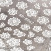 Flower Nail Art Sticker Decals 5D Hollow Exquisite Pattern Nail