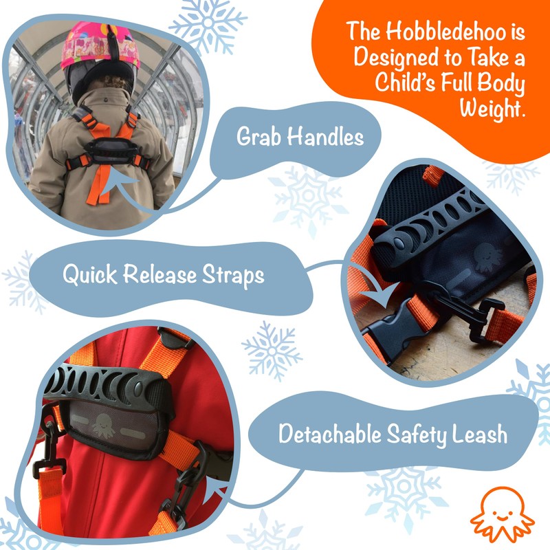 Hobbledehoo Active Child's Ski & Snowboard Harness for Kids -