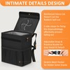 Vankor Car Trash Can Bin with Lid Hanging for Back