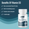 Certified Vegan 400IU, Vitamin D3, 120 Days Tablets for Pregnancy,