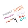 55 Pcs Set TIG Welding Consumables Ceramic Nozzle Heat Resistant