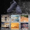 COREJOY Cubierta de zapatos impermeable,Cubierta de silicona para zapatos portátil