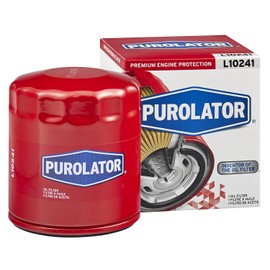 Purolator L10241 Filtro de aceite giratorio para protección del motor, color rojo