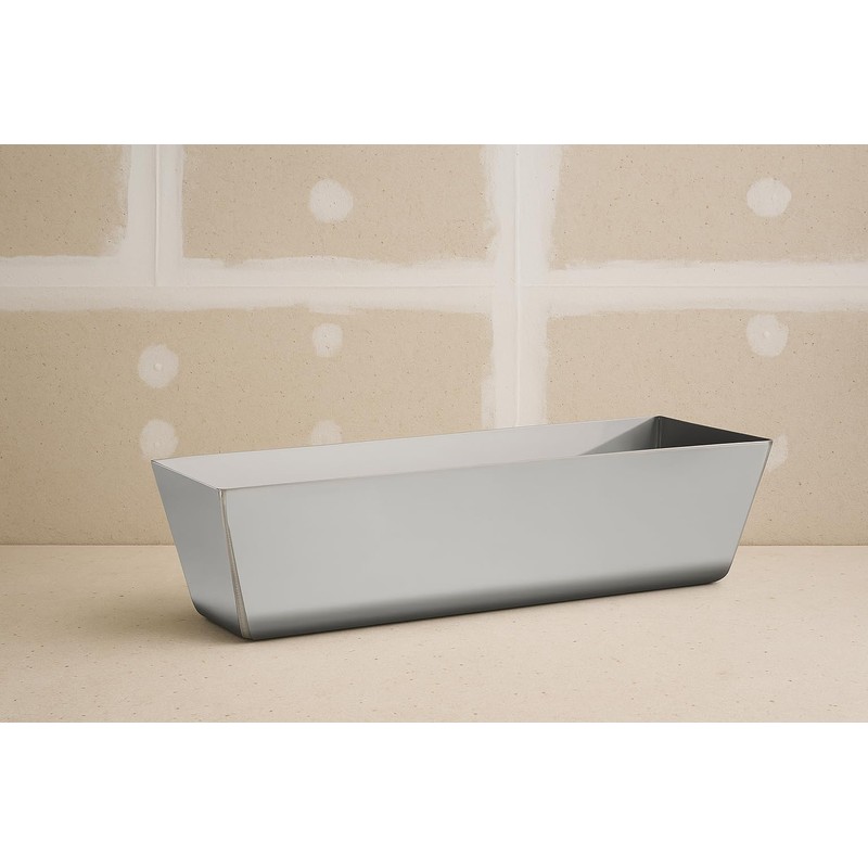 Stainless Steel Mud Pan 25 cm (10 inch Bottom) Drywall