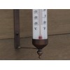 Adjustable Angle 10 Inch Garden Tube Thermometer (Bronze)