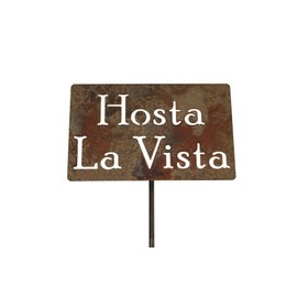 Funny Garden Stake 20 to 33 Inches Tall (Hosta La Vista, Small 20" Tall)