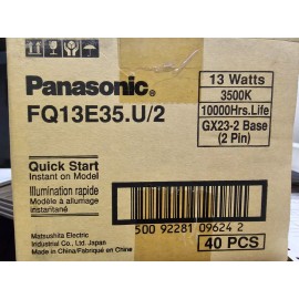 PANASONIC  FQ13E35U/2  2 PIN 3500K FLO LAMP QUAD TUBE