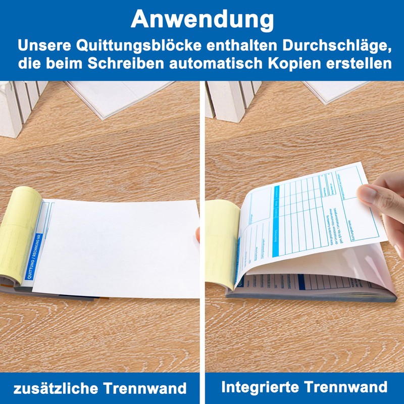 Yezirzax A6 Receipt Pad with Duplicate 2 x 50 Sheets