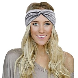 Tobeffect Diademas para mujeres antideslizantes para cabello corto. Bandas elásticas para el cabello para yoga, entrenamiento, correr, deporte para mu