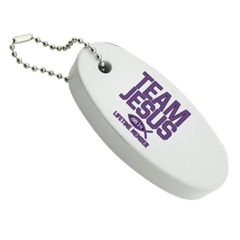 GRAPHICS & MORE Team Jesus John 3:16 Christian Floating Keychain Oval Foam Fishing Boat Buoy Key Float