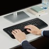 NXT Technologies Wireless Comfort Keyboard, Full‑Size with Wrist Rest, USB
