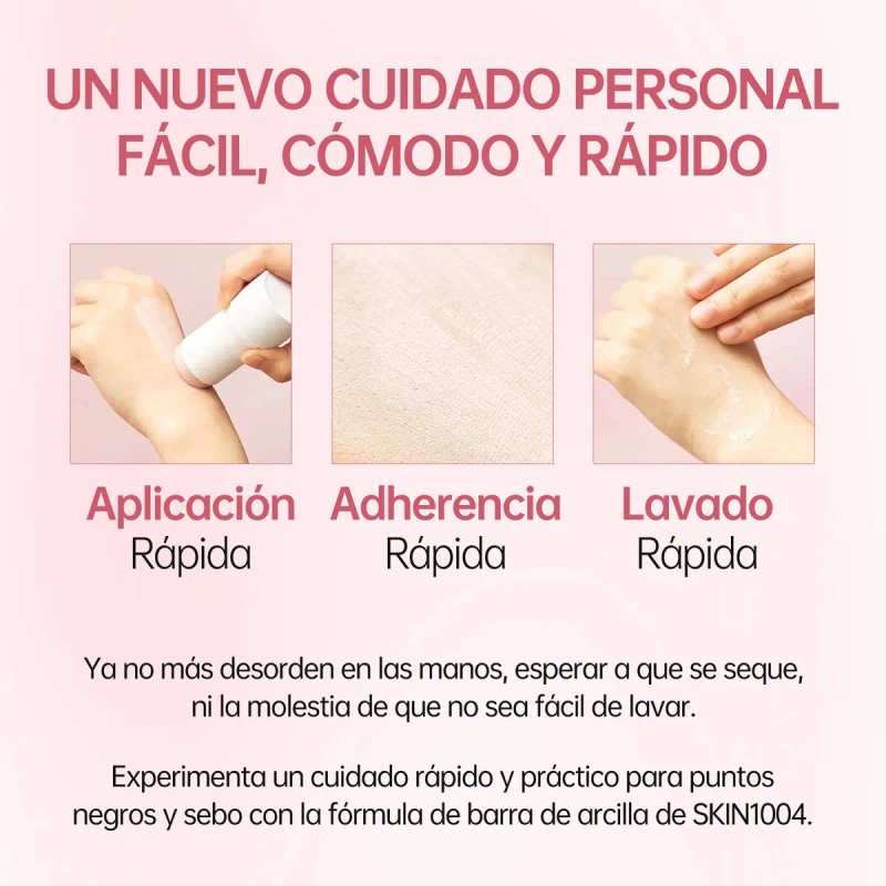 🔥 Skin1004 madagascar centella mascarilla de arcilla en barra reductora
