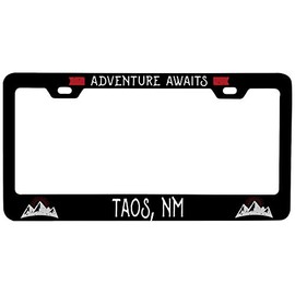 Taos New Mexico Vanity Metal License Plate Frame