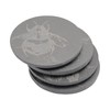 Meg Hawkins Slate Coasters Set of 4 - Engraved Animals