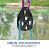 Outdoors Climbing 32KN Rescue Pulley Single Sheave with Swing Plate