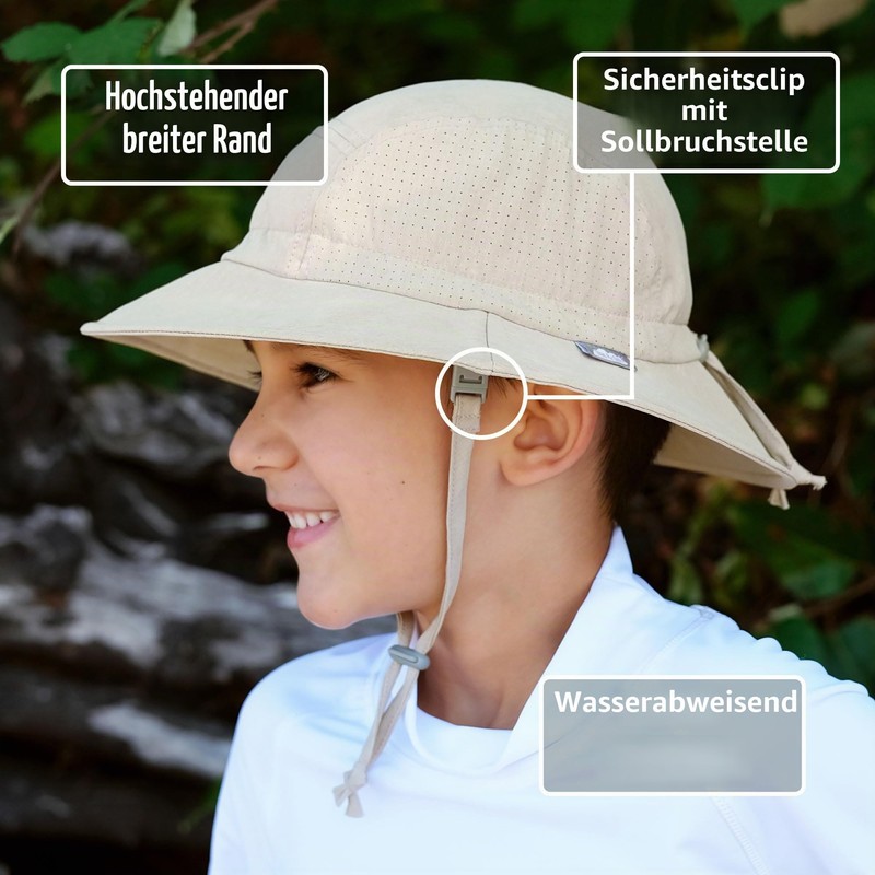 Jan & Jul Quick Dry Sun Hat for Swimming, 50+