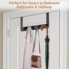 MACOLE Over Door Hook Rack with 4 Hooks, Extra Strong