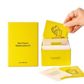 Good Talk Baby New Parent Relationship Kit: 260 Conversation & Activity Cards for New Parents | Check-in Prompts, Deep Dive Questions, Bonding Activities, & Task Cards | Ages 18+