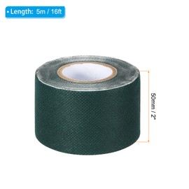 PATIKIL Turf Tape 2" x16 FT, 4 Pack Self Adhesive Artificial Grass Seaming Tape for Garden Lawn Jointing Indoor Outdoor Carpet Mat, Green
