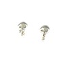 Art Gecko Moonstone Teardrop Earrings Sterling Silver 5x7mm (MST0610172), Sterling
