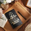 Zhanmai 2 Pcs Lawyer Gifts for Women Men, I'm a