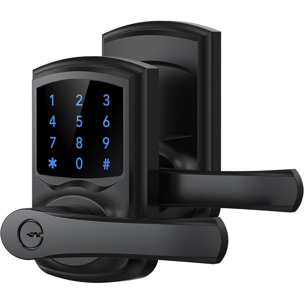 Signstek Keyless Entry Door Lock with Handle, Digital Keypad Door
