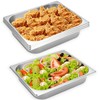 Nexboraque 4 Pcs Half Size Hotel Pan, 1/2 Size 2.5