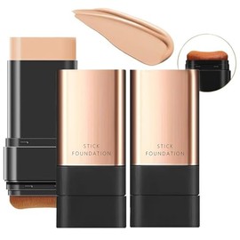 Satasiam Barra Maquillaje Antiarrugas Coreana Flawless Eraser Hidratante Ligera Doble Cabezal Brocha Multiusos Contorno Facial