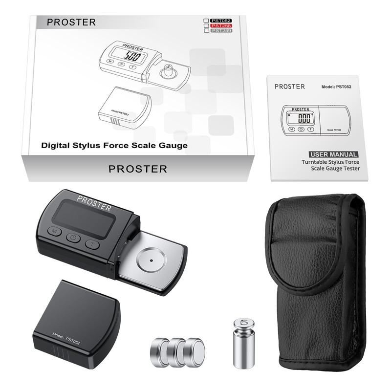 Proster Turntable Stylus Force Tracking Scale - Phono Turntable Cartridge