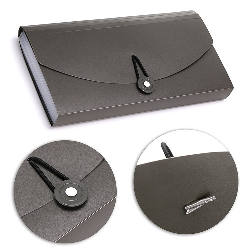JuxYes 13 Pockets Expanding Accordion File Folder Expandable File Organizer